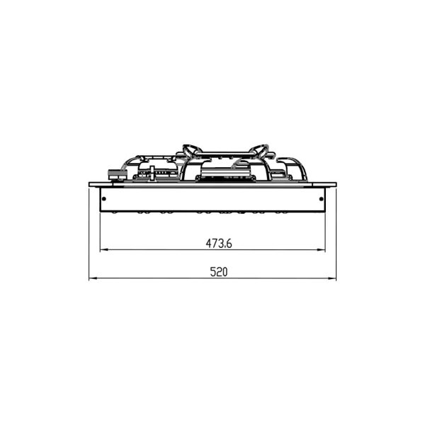 گاز صفحه ای کن مدل پاردیک راست